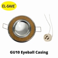 Eyeball Gold Casing eyeball fitting decoration light plaster ceiling eyeball Lampu siling dekorasi lampu hiasan rumah