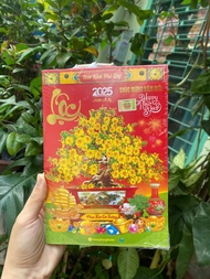 BLOC lịch đại HƯƠNG TRANG 145x205cm - Bloc lịch Tết 2025