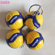 SUISS Volleyball Keychain Keychain Ball Toy Fashion Volleyball Pendant Car Keychain Bag Pendant Birt