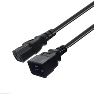 Doublebuy 5 9FT C20 Male to C13 Female PDU Style Computer Power Extension Cable 1 8M Black Power Extension Cable