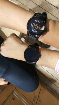 jam tangan fossil qwander smart watch rubber band asli authentic ori