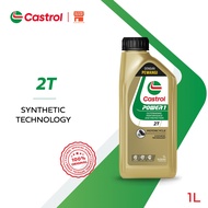 Castrol POWER1 2T (1L) Teknologi Sintetik Motosikal ISO-L-EGD JASO FD