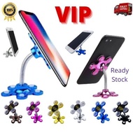 Vip Mobile Phone Stand Holder 360 Flower Shape Super Strong Silicone Suction Cup Phone Holder Univer