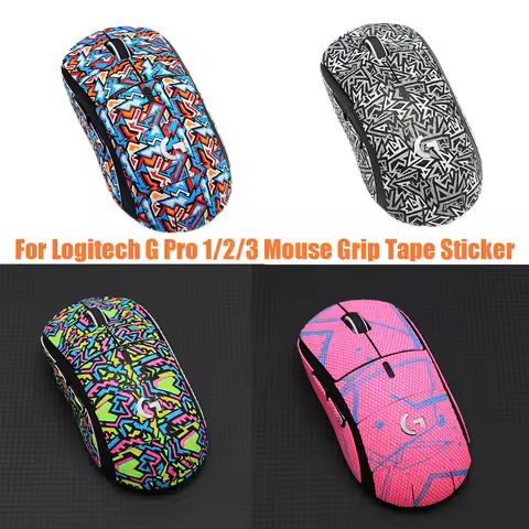 For Logitech G Pro 1/2/3 Mouse Grip Tape Skate Sticker Non Slip Suck Sweat Mouse Anti-Slip Wireless 