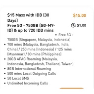 M1 Maxx (Geenet & Changi Mobile Merged) $15 5G Plan | 750GB Data (SG/MY/ID) | 28GB Roaming | 700+ ID