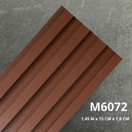 WPC WALL PANEL 3D | 145 CM x 15 CM x 18 MM | PREMIUM WPC WOOD PANEL WPC DINDING FLUTED WALL PANEL