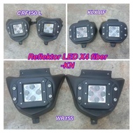 X4 WR155 CRF150 KLFBF LED LAMP X4 LED FIBER REFLECTOR
