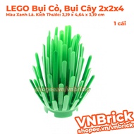 [1 Tree] LEGO Bush, Bush 2x2x4, Dimensions: 3,19 x 4,64 x 3,19 cm, Green ID 6269009 6064