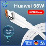 Huawei USB Type Cสายชาร์จเร็ว หัวเหว่ย ของแท้ สาย USB C 5A 6A Super Charger 1M 2M ชาร์จเร็ว สำหรับ แอนดรอยด์ HUAWEI Mate40/30/9/P10/P20/P30/P40 Samusng S22 S21 OPPO XIAOMI mi8/9/10 VIVO Realme POCO