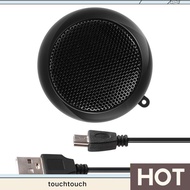 Mini Speaker Portable Rechargeable Travel Speaker with Aux Input Wired 3.5mm Headphone Jack touchtou