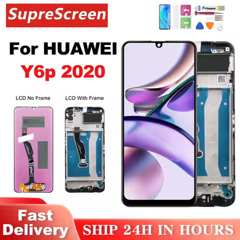 6.3'' LCD For Huawei Y6P 2020 MED-L29 MED-LX9 LCD Display Touch Screen Assembly For Honor 9A MOA-LX9