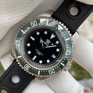 นาฬิกาข้อมือชาย Mechanical Diving Watch 1000 เมตร Steel Skeleton Sport round Dial Automatic Mechanic