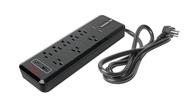 PowerQuest G8 – 8-Outlet Surge Protector with USB-A and USB-C Charging Ports - Perfect for TV, AV Re