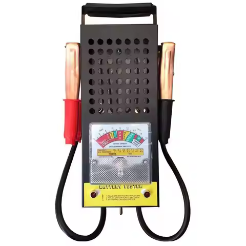 Portable Metal Mechanics Tool Car Battery Tester 6V 12V 100Amp Truck Battery Load Tester For 75AH 10