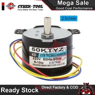 50KTYZ AC 220V 10W Permanent Magnet Synchronous Gear Reduction Motor 2.5rpm