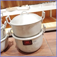 ◸ ◩ ✷ Kaldero Ordinary Body Double Handle Aluminum 6 different sizes thick built Pares Kaldero