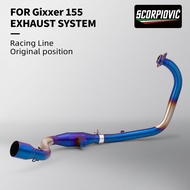 Motorcycle Exhaust Heade Pipe For GIXXER 155 GIXXER155 GSX150F SF155 Front Tube Link Pipe Connect 51