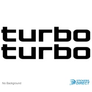 Turbo Cutting sticker Motorcycle sticker Turbo Car sticker