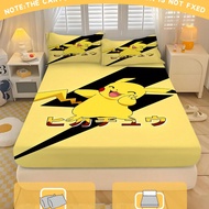 2/3PCS Cool Lightning Pikachu Bedding Set Bedding Set Queen Size Soft And Comfortable Decoration For