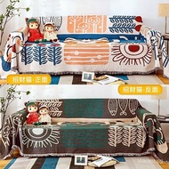 Two Sided Different Design Sofa Towel Sofa Blanket  1/2/3 Seater Sofa Cover Cloth Sofa Throw Blanket European Style Countryside Fabric Art Sofa Cover