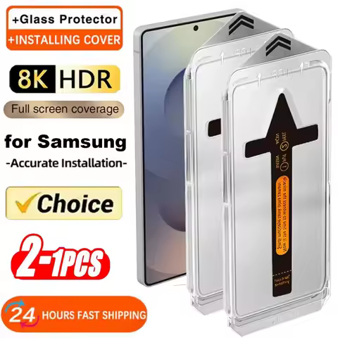 Dust Free Installation Screen Protectors For Samsung S26 S25 S24 Ultra S23 FE S22 Plus A55 A54 A53 A