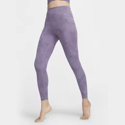 Nike Official Genuine Zenvy Women's High-Waist Yoga Print Capri Leggings FN4168-509