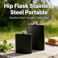 Portable Wine Bottle Flask Pocket Whiskey Drinking Steel Flask Hip Flask Stainless Flask
