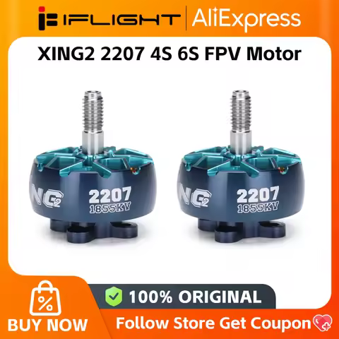 Iflight XING2 Xing V2 2207 1855 2755kv 4-6s Brushless FPV Motor With 5mm Shaft RC FPV Drone Multicop