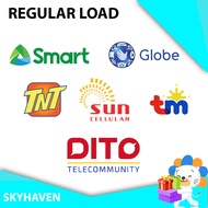 Globe Smart Tm TNT DITO 50 to 1000 Regular Load Globe Load Smart Load Dito Load