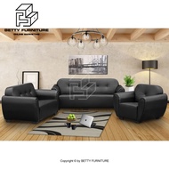 BETTY FURNITURE MONACO 123 Seater / 23 Seater Sofa Set / Leather Sofa Upholstery