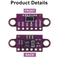 2PCS VL53L0X Ranging Sensor Module VL53L0X Time-of-Flight (ToF) Ranging Sensor Breakout 2.8-5V I2C I