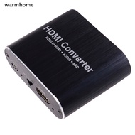 【warmhome】 HDMI Audio Extractor 4K 60Hz 5.1 ARC HDMI Splitter Extractor Optical TOSLINK SPD Hot◇
