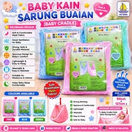 Baby Kain Sarung Buaian Size besar Baby Cradle Net Baby Hammock.
