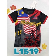 Baju T-shirt Merdeka Leisure Breathable Men's T-shirt MALAYSIA 67 T-SHIRT Baju Merdeka Budak Lelaki