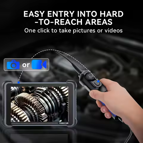 MUCAR E021 Car Repair USB Endoscope IP67 5.5mm 90cm HD 6 LEDs Adjustable Inspection Camera Borescope