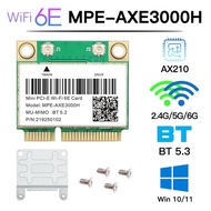 Wi-Fi AX210HMW 6E Mini PCI-E การ์ด WiFi 5.3บลูทูธสำหรับ Intel AX210การ์ดเน็ตเวิร์ก Wifi 6 AX200 802.