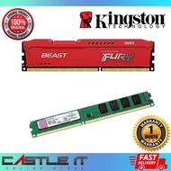 Kingston HyperX / VALUE / BEAST / FURY DDR3 8GB 4GB 2GB 1600MHZ 1333MHz USED RAM Memory Desktop PC