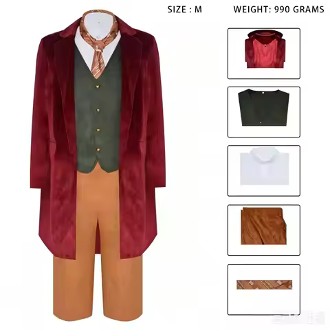 Halloween Masquerade Carnival Party The Hobbit Bilbo Baggins Costume Cosplay