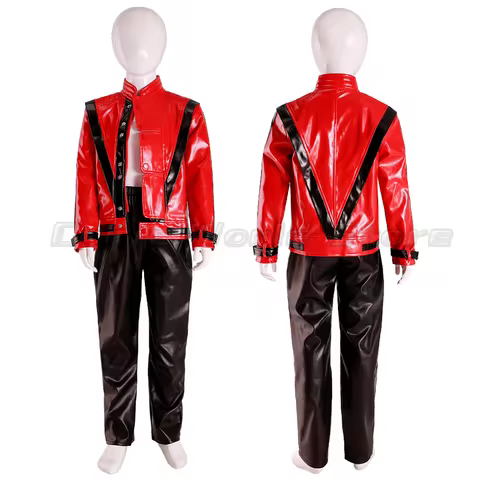 Men's Cosplay Jacket For Michael Jackson Impersonator Halloween Carnival Party Male Coat Michael Jac