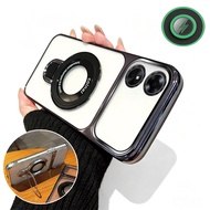 Suitable For OPPO A17 A17K A97 5G phone case new folding magnetic charging bracket shockproof soft s