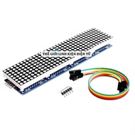 MAX7219 4 Led matrix display circuit