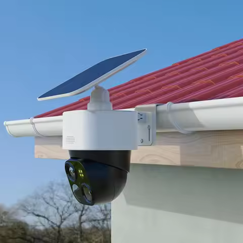 Durable Metal Gutter Mount for Eufy SoloCam S340E30 Solar Camera