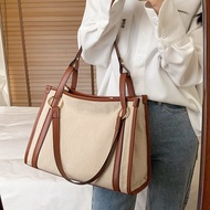 [SG Seller] Fits 14" Laptop Large-capacity Shoulder Bag Commuter Bag Korean Tote Bag for Woman