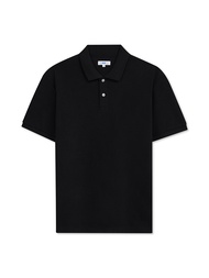 AIIZ (เอ ทู แซด) - เสื้อโปโลผู้ชายแขนสั้นทรงหลวม ผ้าทอลาย Men's Relaxed Texture Polo Shirts