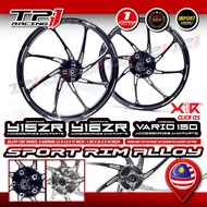 Sport Rim X1R VARIO 125 150 / Y15 Y16 AIRBLADE BEAT 1.6X1.6 X17 INCH / 1.85X2.15 X 14 INCH Wheel 8 B