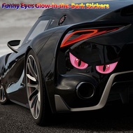 GG Luminous Eye Wall Decals - Glow In Dark Toilet Stickers For Home Office Kitchen Waterproof Humoro