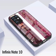 Softcase Glass Kaca Infinix Note 10 - J08 - Casing Hp Infinix Note 10 - Pelindung hp Infinix Note 10