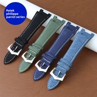 Substitute Patek-Philippe Nautilus Géna Nylon Canvas Genuine Leather Men's 5711/5712 Notch Watch Str