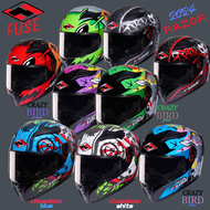 หมวกกันน็อคหุ้มคาง FUSE   รุ่น Razor ลาย, Fuse Razor neo สีดำด้าน