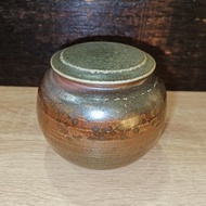 柴燒無釉茶罐四兩罐-鶯歌陶藝家李玟叡